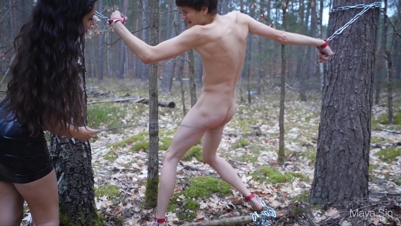 Thrashed in the woods - Maya Sin. Iwantclips.com (456 Mb)