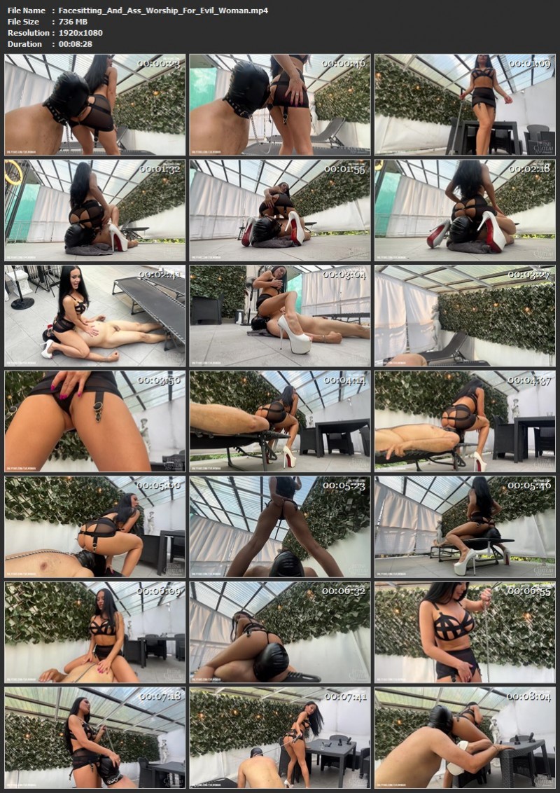 Facesitting And Ass Worship For Evil Woman. FetishChateauDommes (735 Mb)