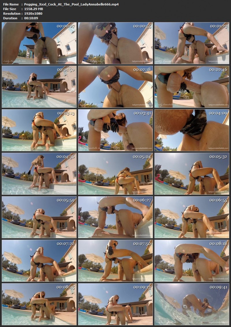 Pegging Xxxl Cock At The Pool - LadyAnnabelle666. 02.10.2023. LadyAnnabelle666.com (1558 Mb)