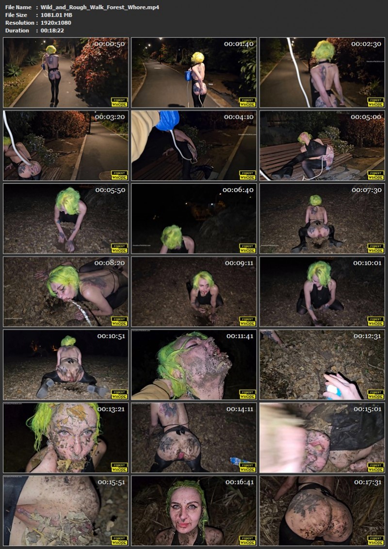 Wild and Rough Walk - Forest Whore. FapHouse (1081 Mb)