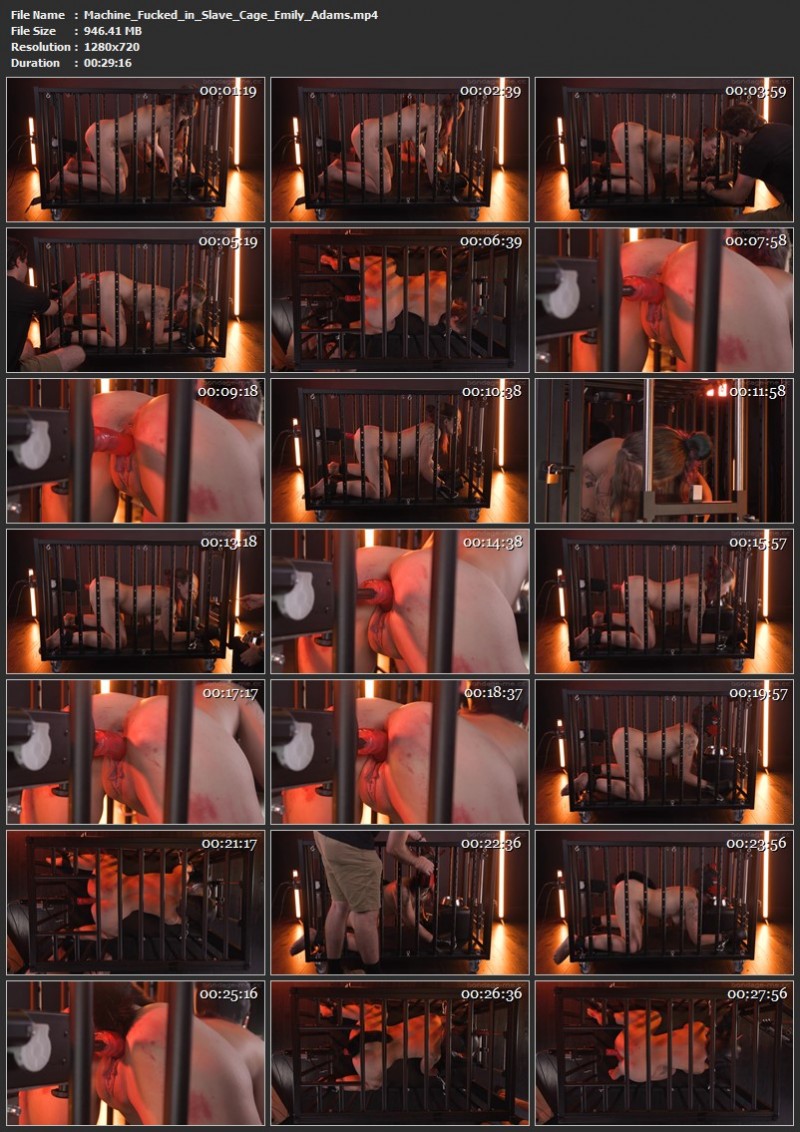 Machine Fucked in Slave Cage - Emily Adams. Clips4sale (946 Mb)