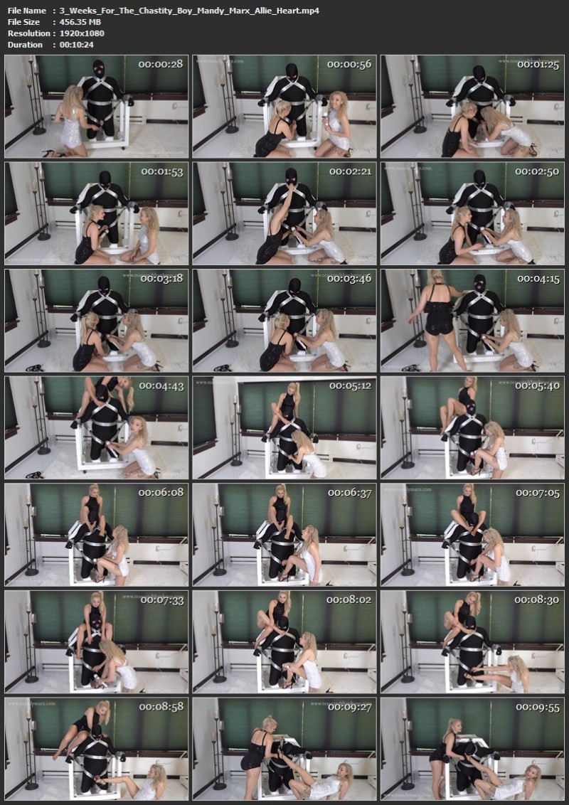 3 Weeks For The Chastity Boy - Mandy Marx, Allie Heart. TeaseAndThankYou (456 Mb)