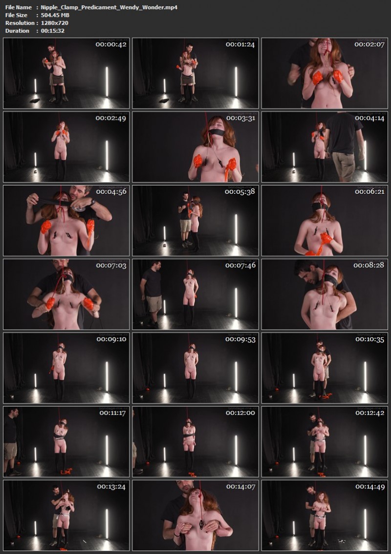 Nipple Clamp Predicament - Wendy Wonder. Clips4sale (504 Mb)