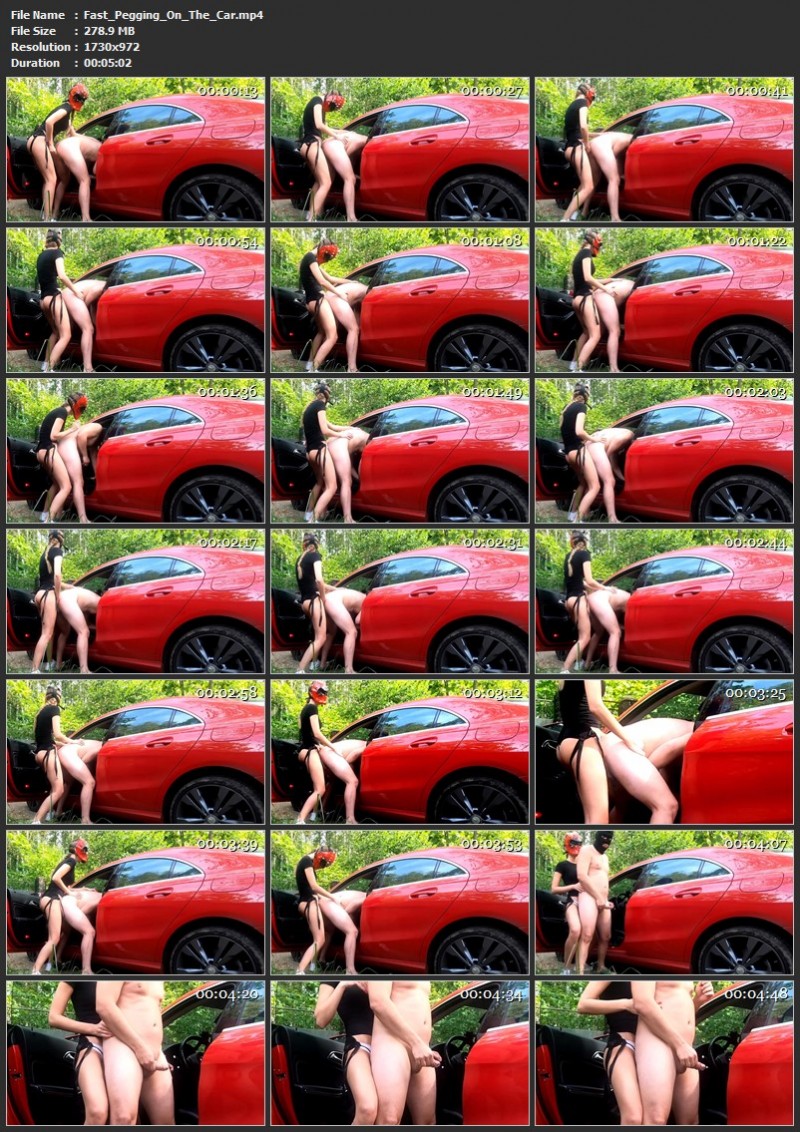 Fast Pegging On The Car (278 Mb)