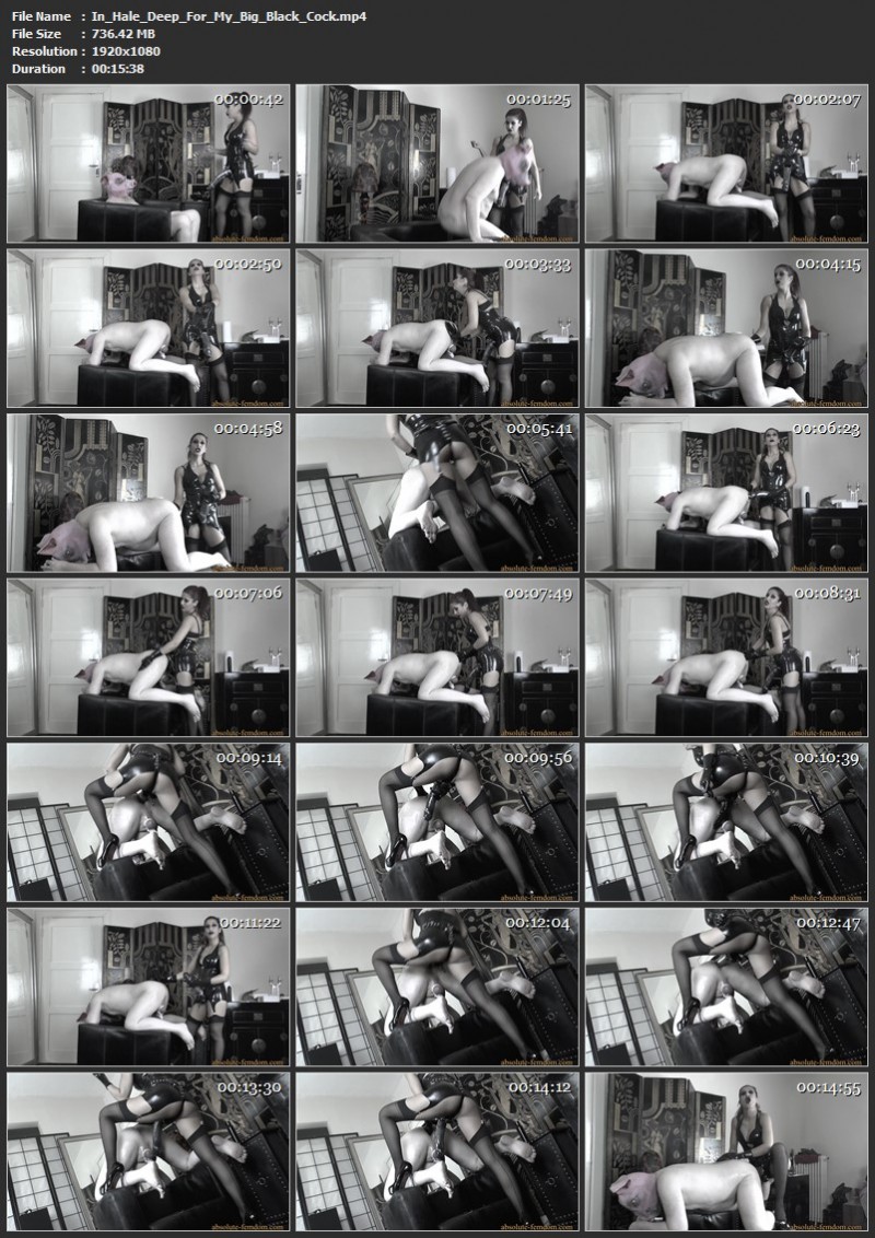 In Hale Deep For My Big Black Cock. Absolute-Femdom.com (736 Mb)
