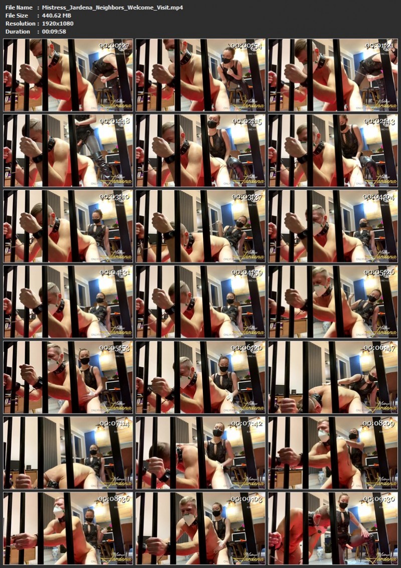 Mistress Jardena - Neighbors Welcome Visit (440 Mb)