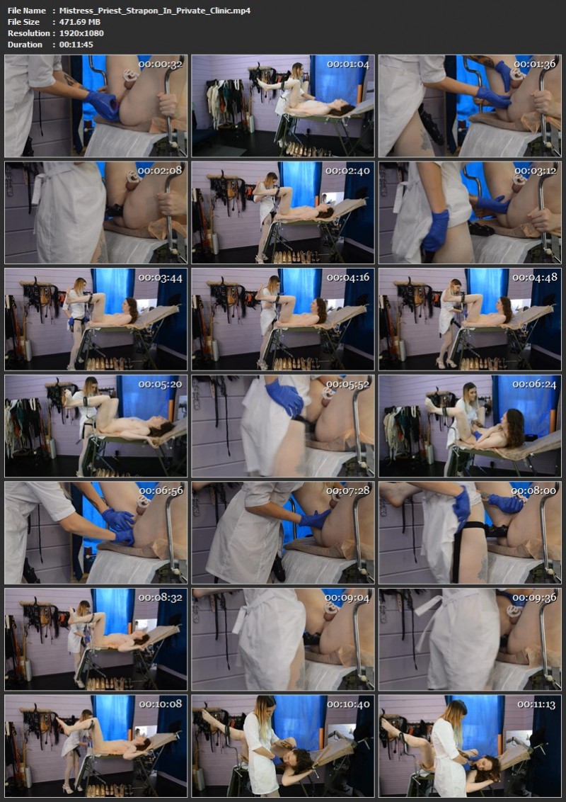 Mistress Priest - Strapon In Private Clinic (471 Mb)