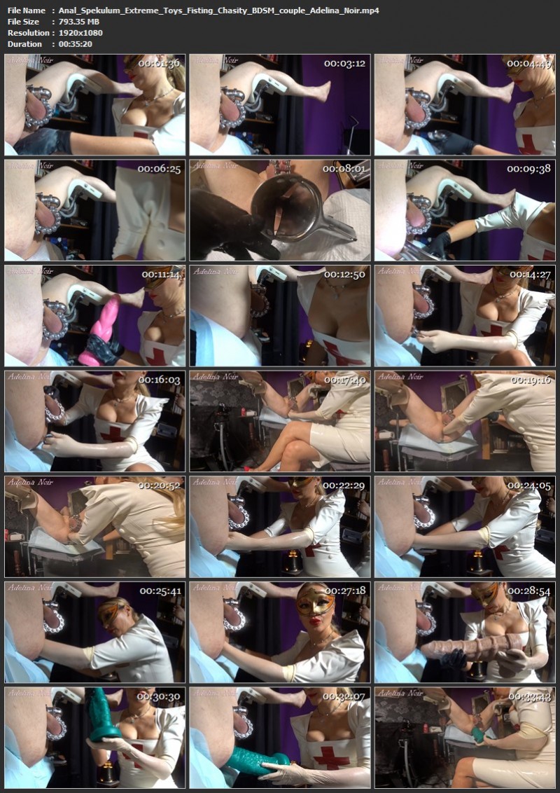 Anal Spekulum - Extreme Toys - Fisting - Chasity - BDSM-couple - Adelina Noir. 2025. Faphouse (793 Mb)