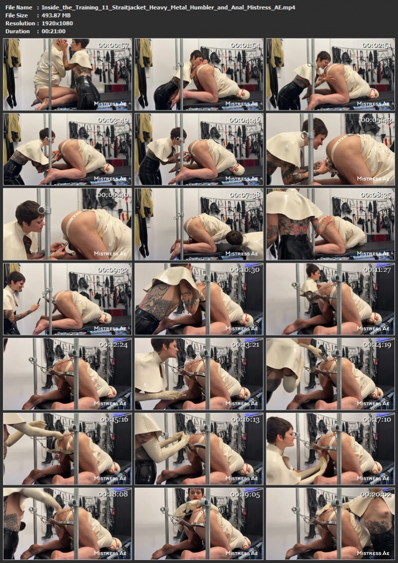 Inside the Training 11 Straitjacket Heavy Metal Humbler and Anal - Mistress AE. 2025. Faphouse (493 Mb)