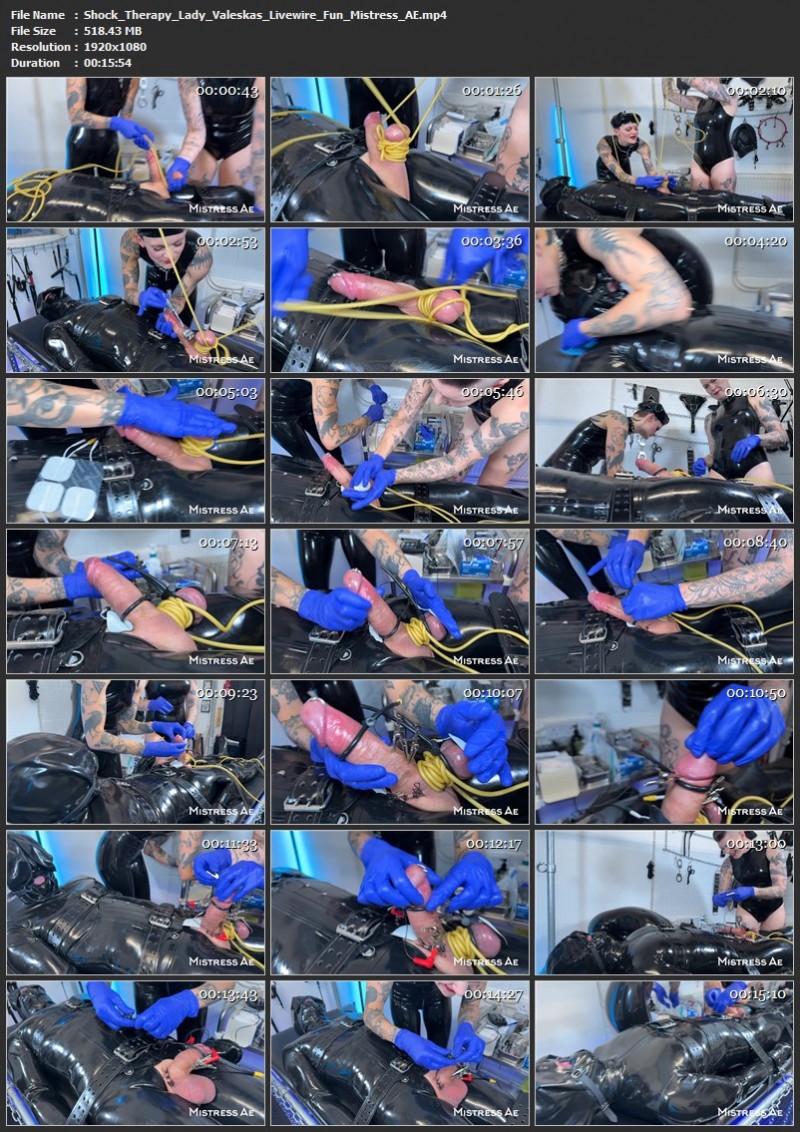 Shock Therapy, Lady Valeskas Livewire Fun - Mistress AE. 2025. Faphouse (518 Mb)