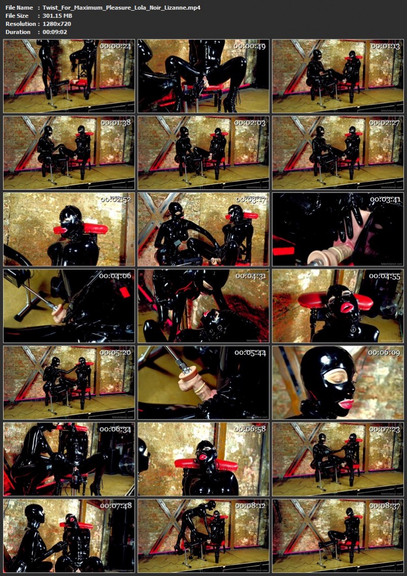 Twist For Maximum Pleasure - Lola Noir, Lizanne. LatexLolaNoir (301 Mb)