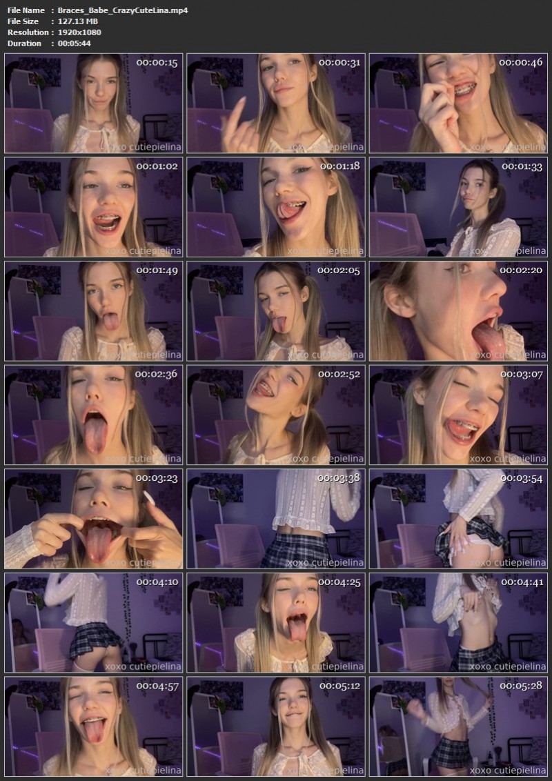 Braces Babe - CrazyCuteLina. Fansly (127 Mb)