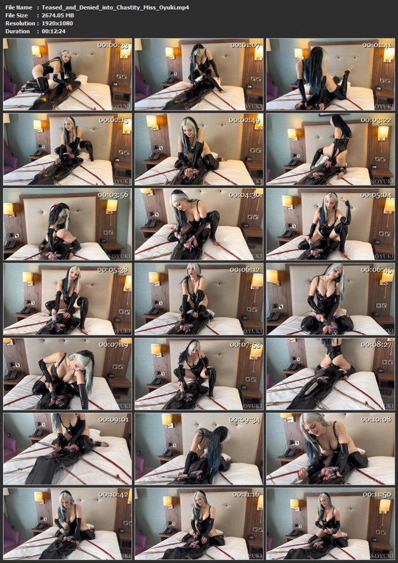 Teased and Denied into Chastity - Miss Oyuki (2674 Mb)
