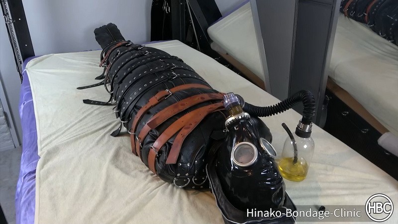 Inflatable Leather Rest Sack Tease and Denial - Mistress Hinako. Hinako-Bondage-Clinic (601 Mb)