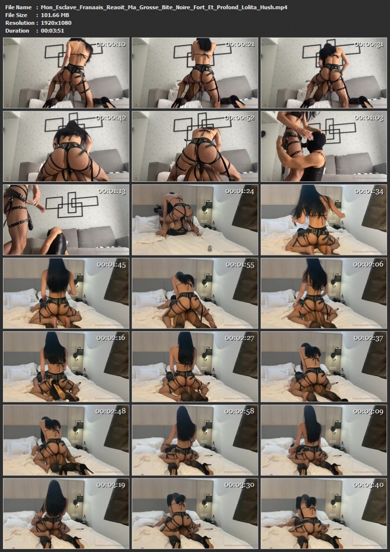 Mon Esclave Franaais Reaoit Ma Grosse Bite Noire Fort Et Profond - Lolita Hush. OnlyFans (101 Mb)