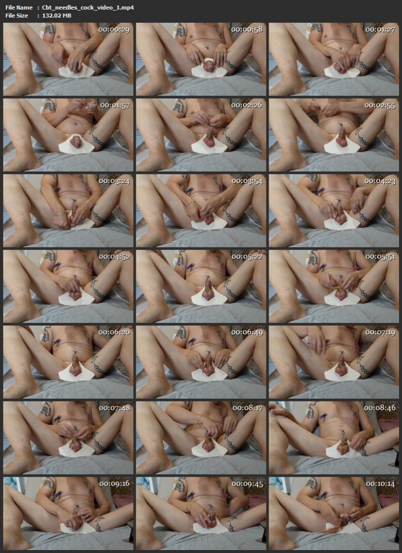 Cbt needles cock video 1. (132 Mb)
