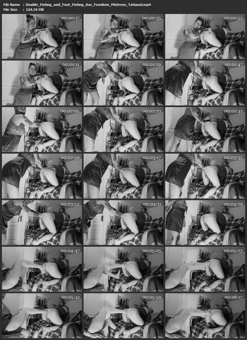Double Fisting and Foot Fisting Ass Femdom - Mistress Tatianal. Faphouse (124 Mb)