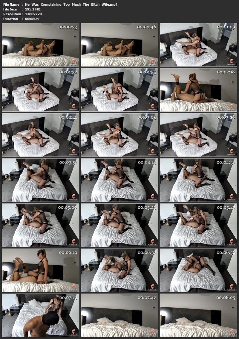 He Was Complaining Too Much - The Bitch Wife. OnlyFans (195 Mb)
