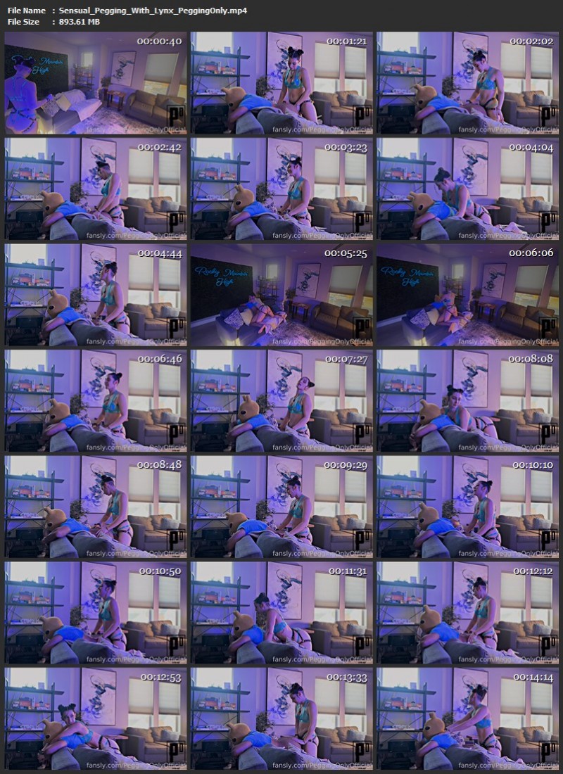 Sensual Pegging With Lynx - PeggingOnly. Fansly (893 Mb)