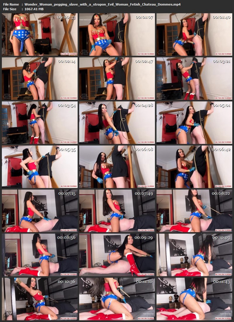 Wonder Woman pegging slave with a strap-on Evil Woman - Fetish Chateau Dommes. OnlyFans (1067 Mb)