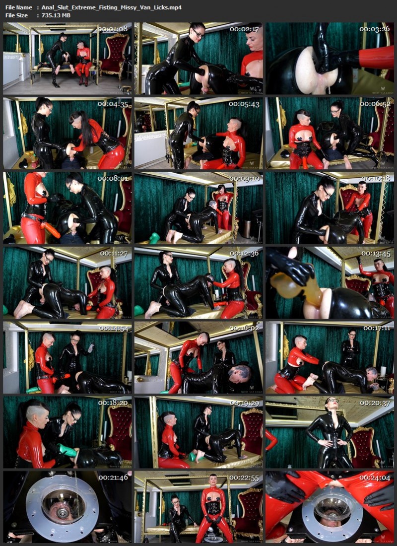 Anal Slut Extreme Fisting - Missy Van Licks. (735 Mb)