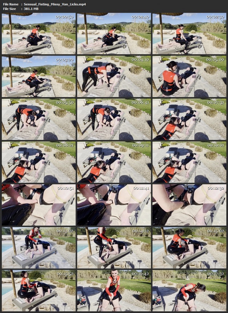 Sensual Fisting - Missy Van Licks. (381 Mb)