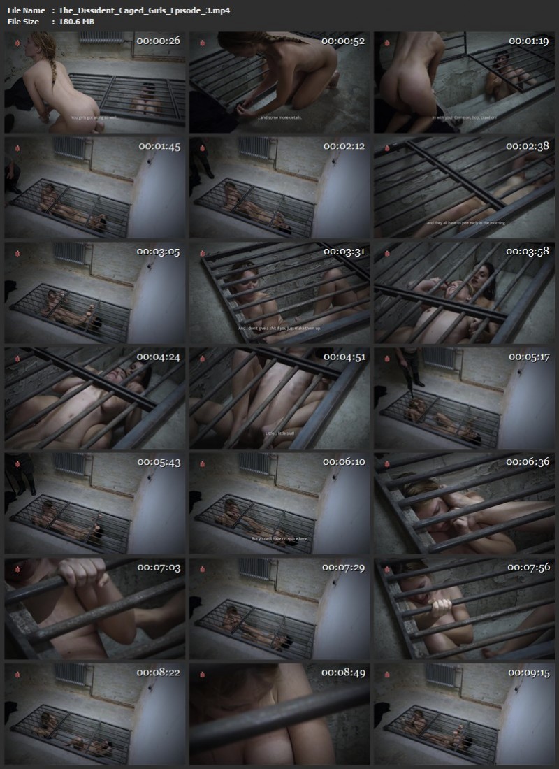 The Dissident - Caged Girls (Episode 3) - Alice Pia, Andrea. (180 Mb)