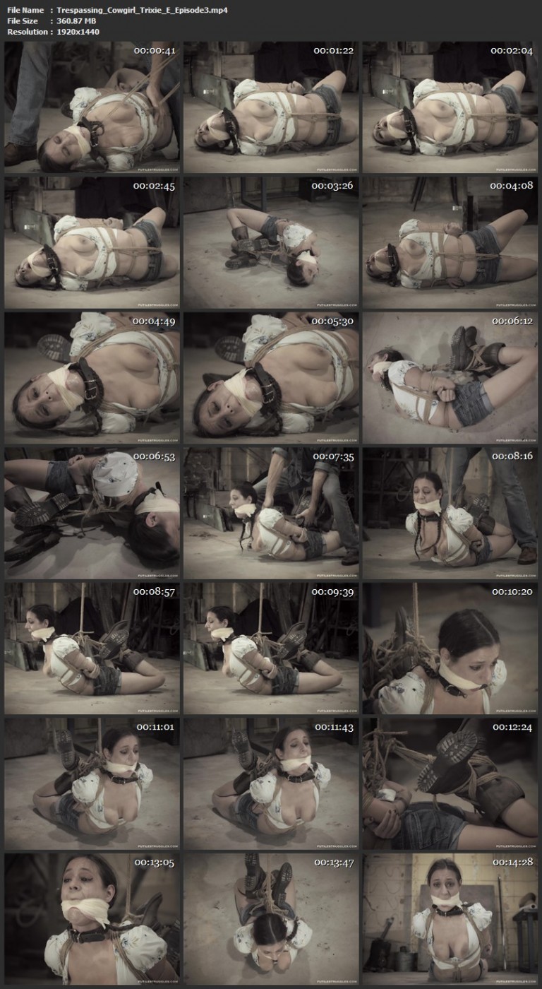 Trespassing Cowgirl - Trixie E (Episode 3). FutileStruggles (360 Mb)