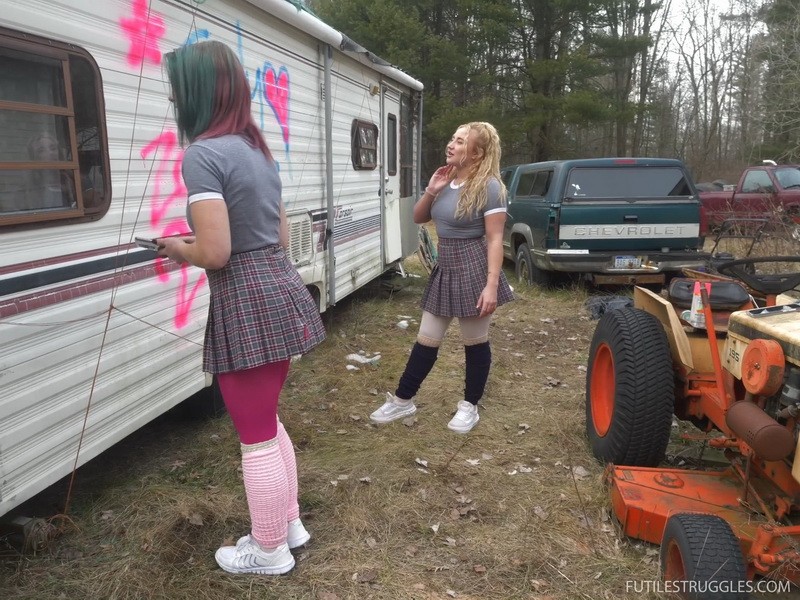 KlikKlok Challenge Goes Awry For Two Brats - Emily Addams and Zoey Ziptie (Episode 1). Futilestruggles (385 Mb)