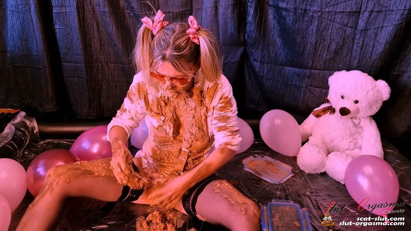 Cum And Play With Me In Shit - Celeste B. Scat-Slut (975 Mb)