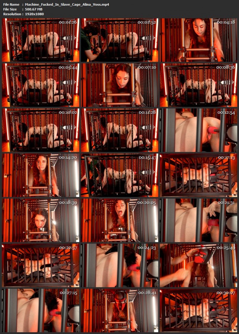 Machine Fucked In Slave Cage - Alina Voss. 2026. Cinematic (500 Mb)