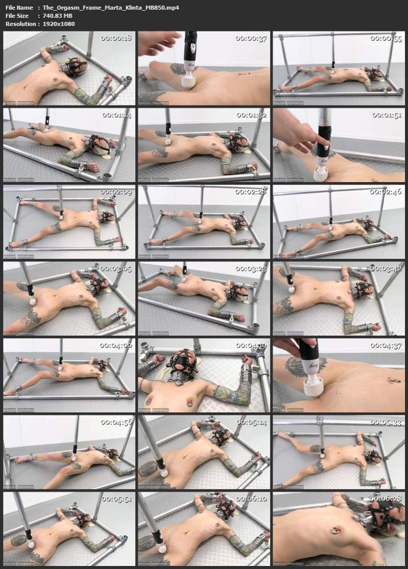The Orgasm Frame - Marta Klinta (MB850). Metalbondage (740 Mb)