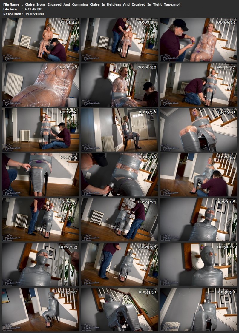 Claire Irons Encased And Cumming Claire Is Helpless And Crushed In Tight Tape. 05.04.2026. Ted Michaels Damsels (671 Mb)