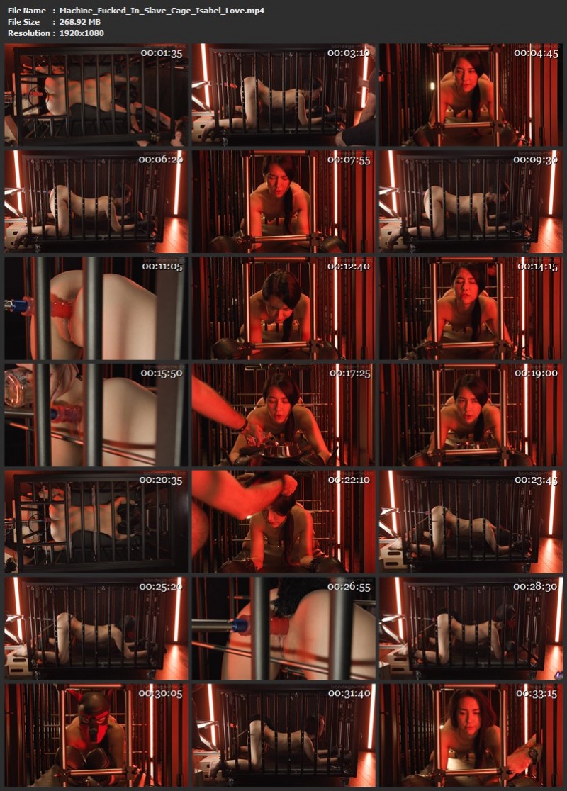Machine Fucked In Slave Cage - Isabel Love (268 Mb)