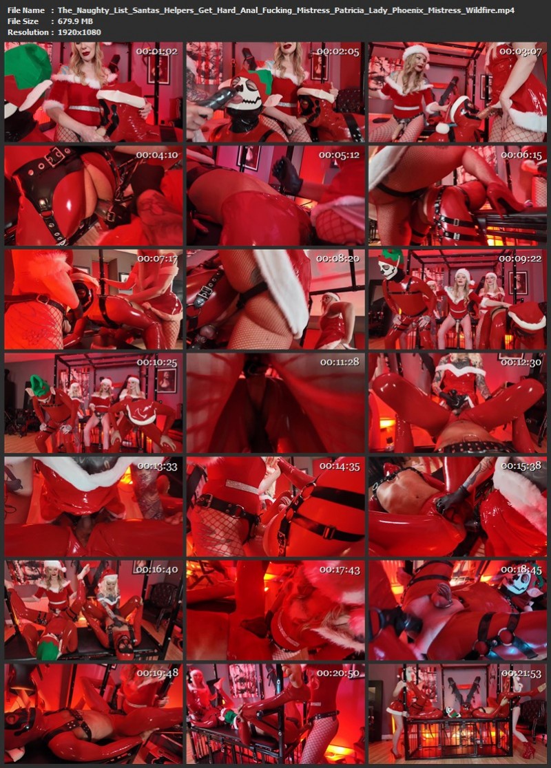 The Naughty List Santas Helpers Get Hard Anal Fucking - Mistress Patricia, Lady Phoenix, Mistress Wildfire (679 Mb)