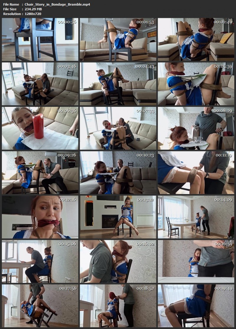Chair Story in Bondage - Bramble (234 Mb)