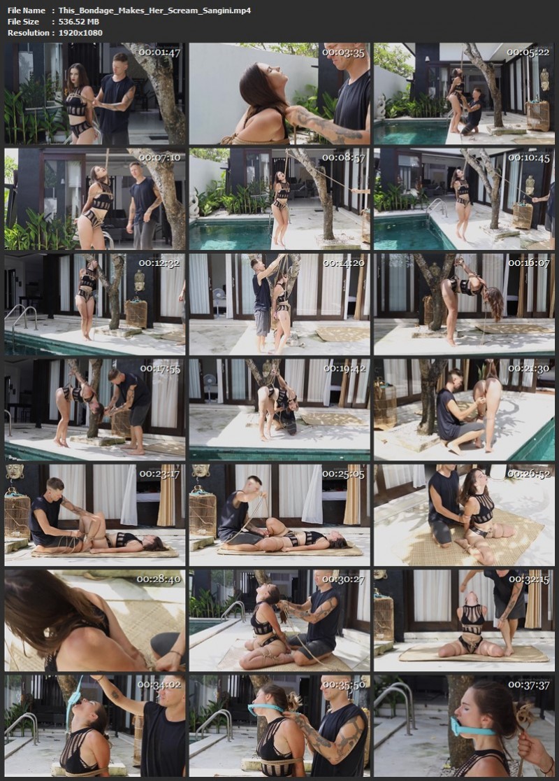 This Bondage Makes Her Scream - Sangini (536 Mb)